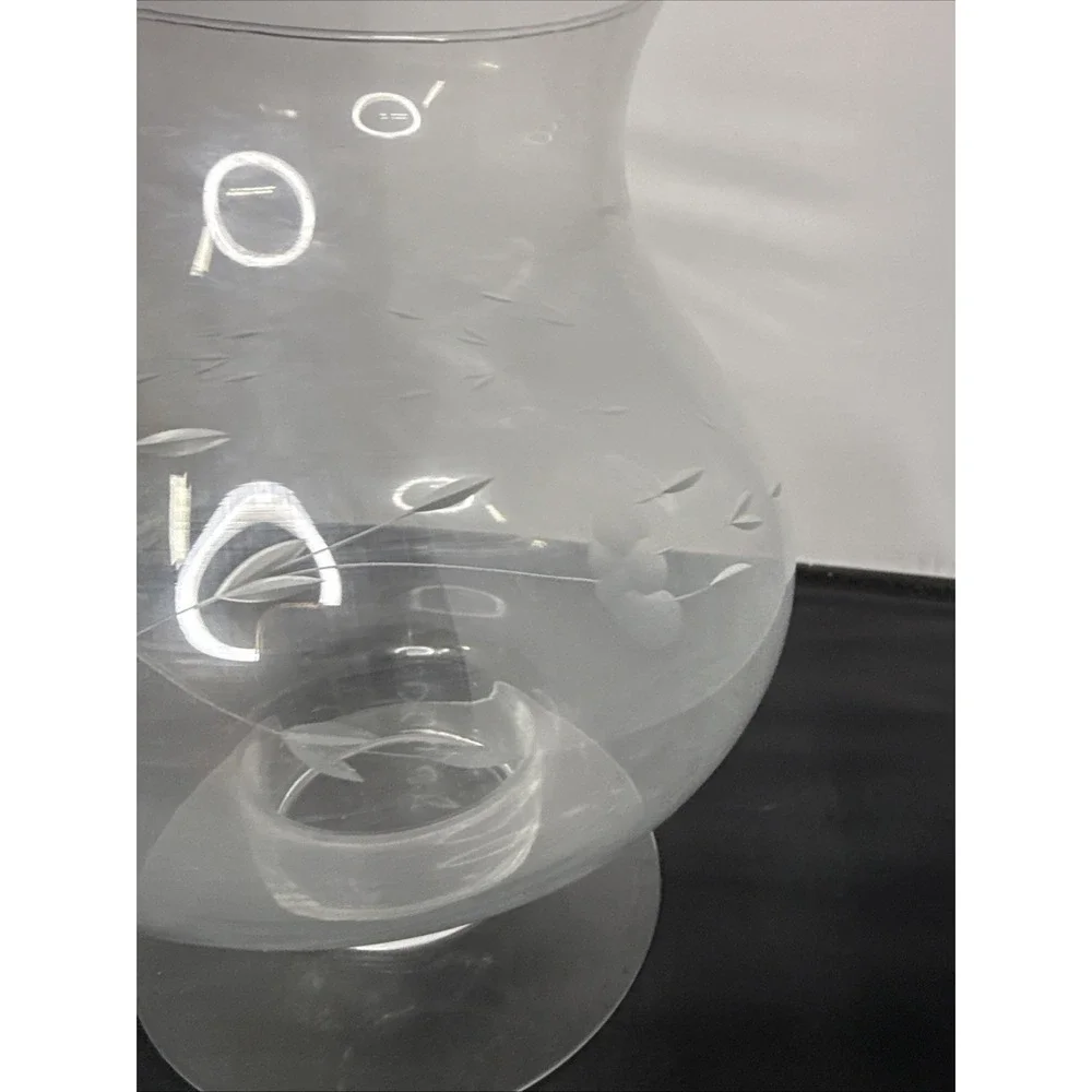 princess house crystal candlelamp number 390 floral